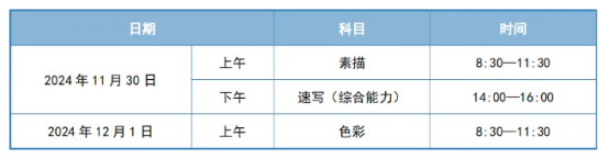 天津市2025年高考艺术类专业考试时间安排(2)