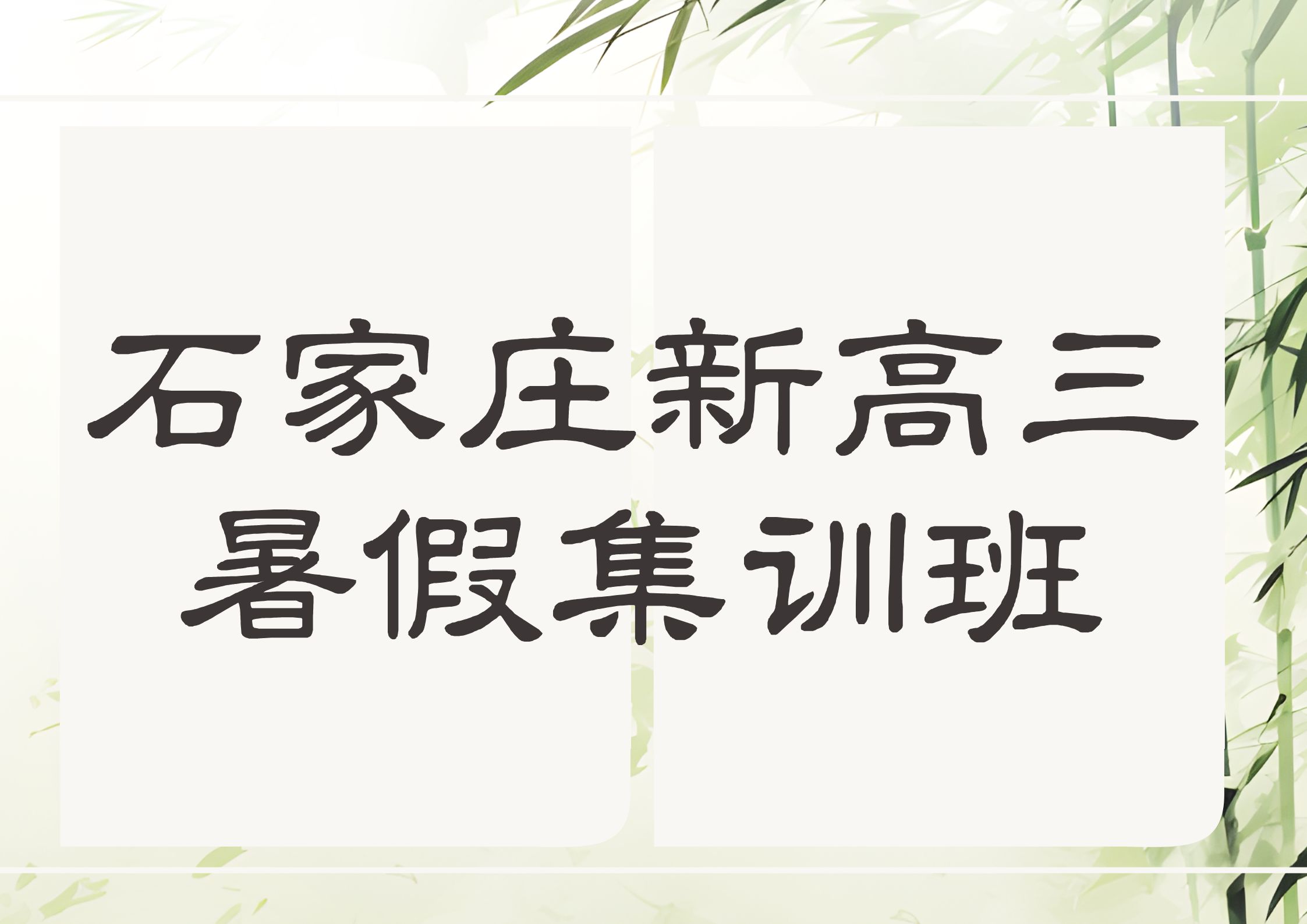 2026年石家庄高三暑假班哪家好,石家庄锐满分教育联系方式(1)
