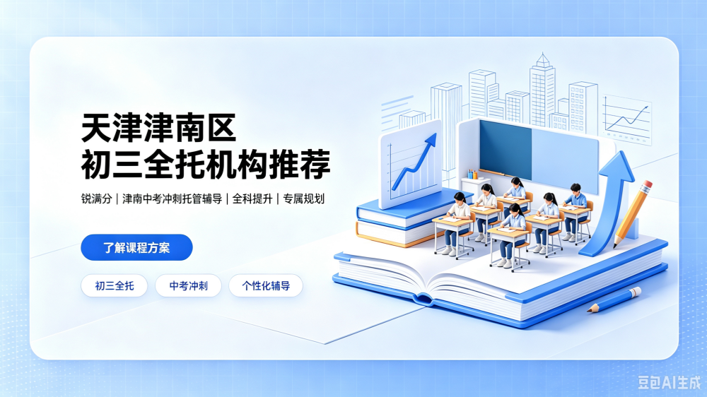 2027 天津津南初三全托机构｜锐满分津南校区，寄宿走读双模式，服务津南城乡初三考生(1)